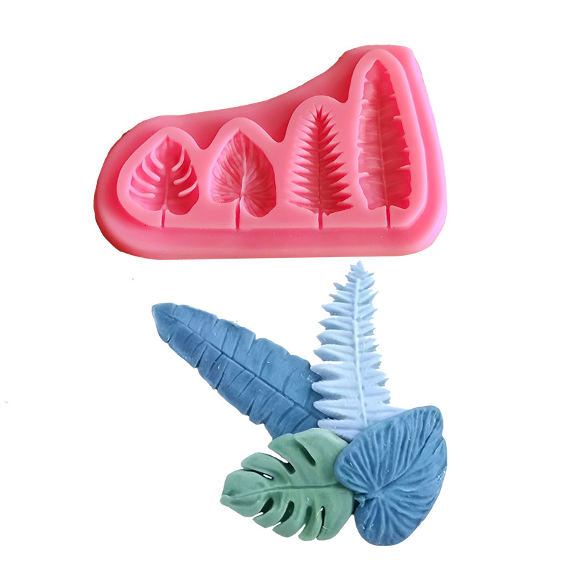 Soap Making Tools - Moldes de silicona de hojas de