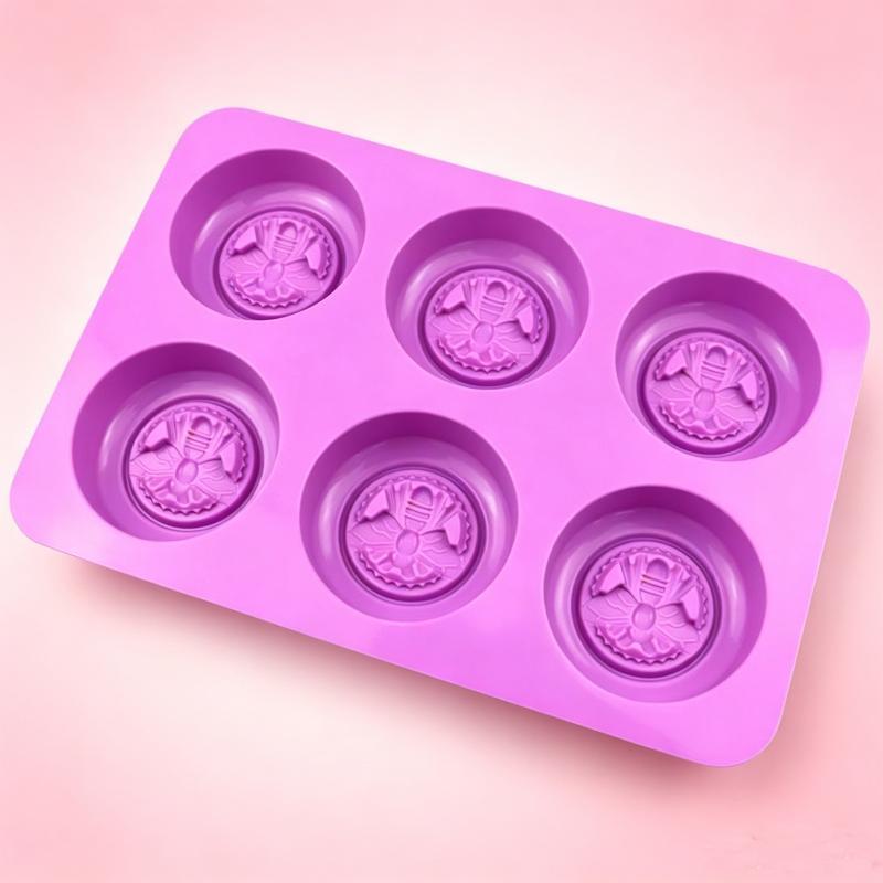 Soap Making Scents - Molde de Silicona Redondo con Diseño