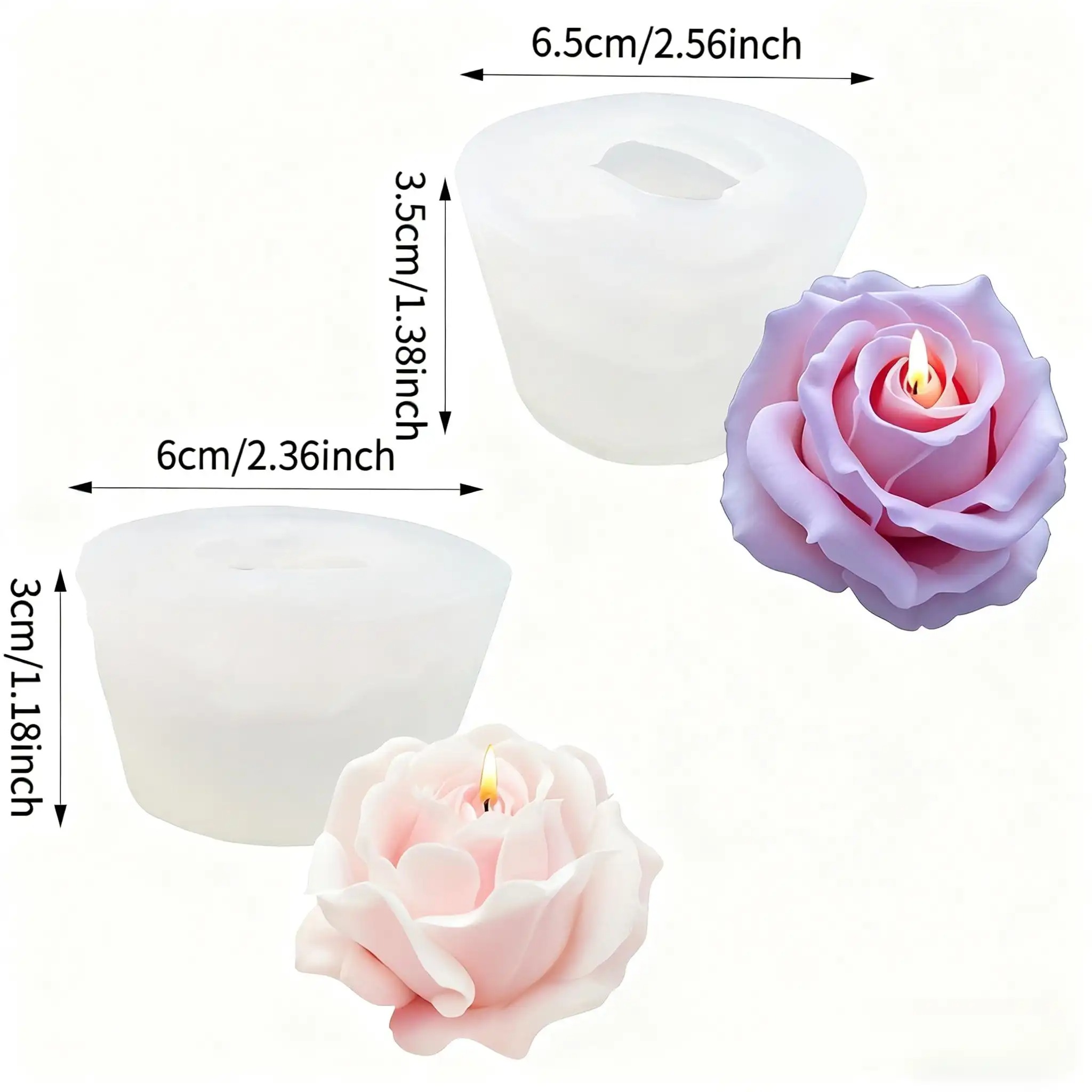 2 piezas de moldes románticos  - Soap Making Chemical reseña y precio