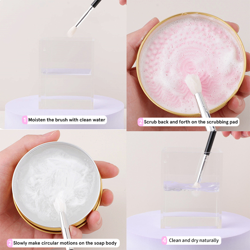 Limpiador de brochas de maquil - Soap Making Tools reseña y precio