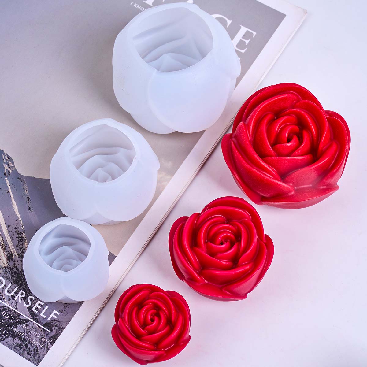 Molde de vela de silicona con  - Soap Making Scents reseña y precio